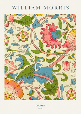 William Morris Lodden Floral Pattern
