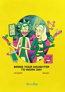 Rick and Space Beth's Day