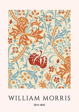 William Morris Floral Pattern Art