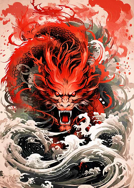 Dragon Waves Japanese