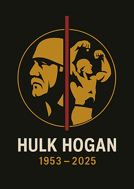 Hulk Hogan Tribute Art