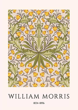 William Morris Floral Pattern Art