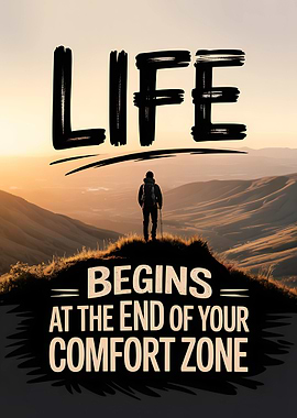 motivational quote Life Begins at the End