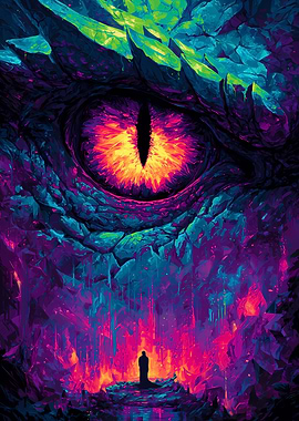 Dragon Eye in a Cave