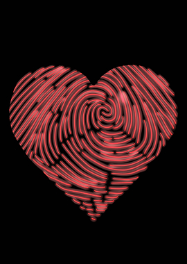 Heartprint – Fingerprint Heart Art