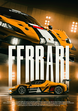 Ferrari 296 GT3 Race Car