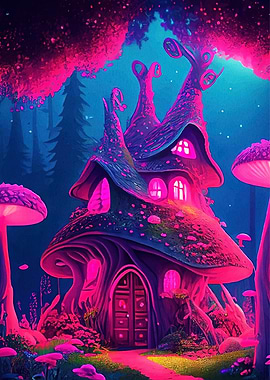 Mushroom Fantasy Forest