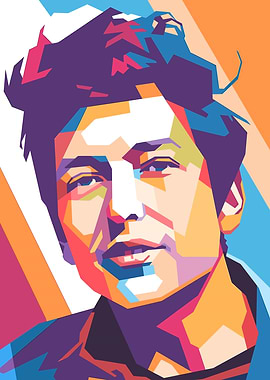 Bob Dylan Pop Art Portrait