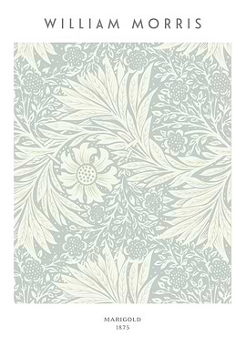 William Morris Marigold Floral Pattern