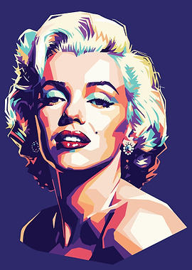 Marilyn Monroe Pop Art Portrait