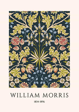 William Morris Floral Pattern Art