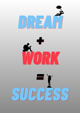 Dream, Work, Success Motivation
