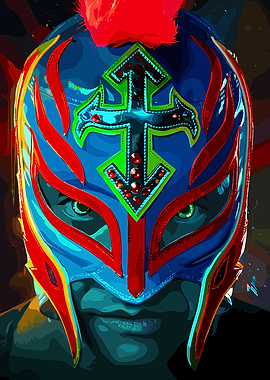 Rey Mysterio Mask Portrait