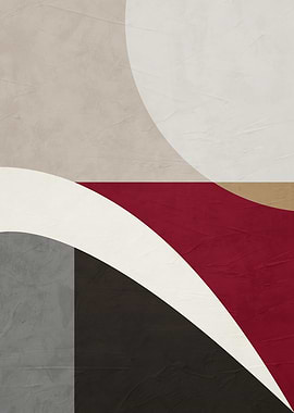 Abstract Geometric Shapes Art