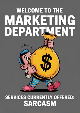 Marketing Department Sarcasm Cartoon