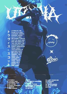 Travis Scott Utopia Album Cover Art