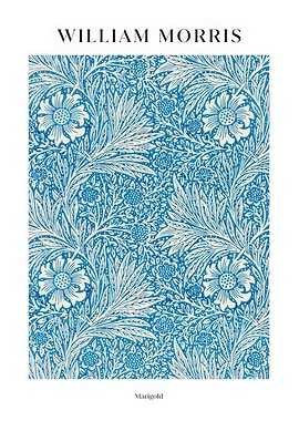 William Morris Marigold Floral Pattern