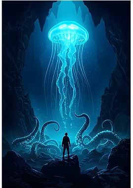 Deep Sea Giant Jellyfish