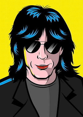 Marky Ramone Pop Art Portrait