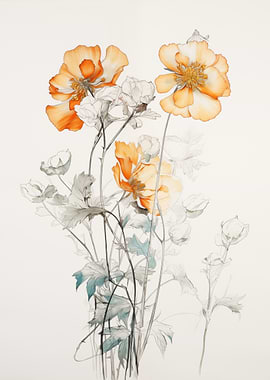 Watercolor Floral Painting