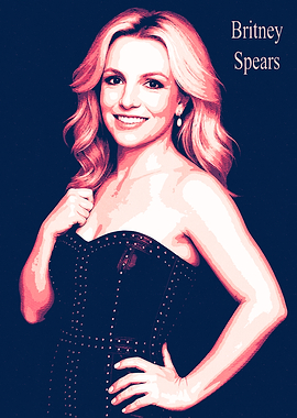 Britney Spears Portrait Art