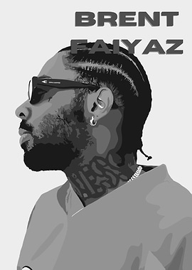 Brent Faiyaz Portrait
