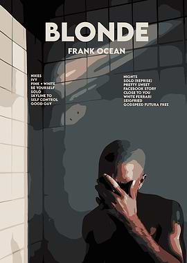 Blonde Album Cover Art - Frank Ocean