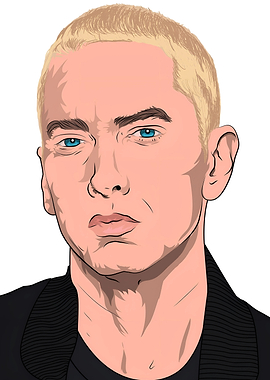 Eminem Portrait Digital Art