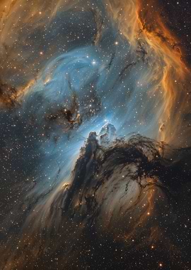 Celestial Nebula Cloudscape