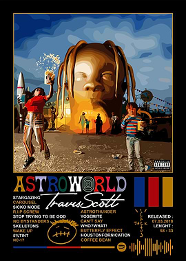 Travis Scott Astroworld Album Cover Art