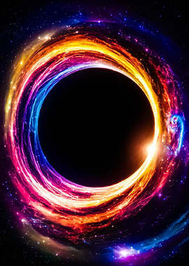 Colorful Black Hole in Space
