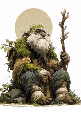 Forest Guardian with Staff
