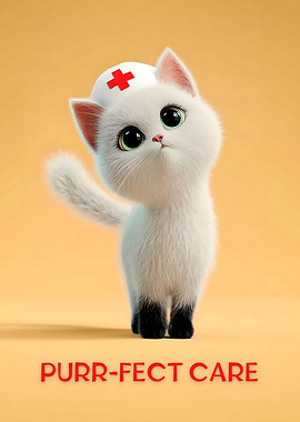 Purr-fect Care - Cute Kitten Nurse