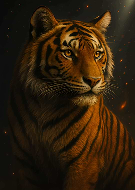 Majestic Tiger Portrait