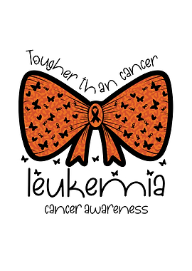 Leukemia Cancer Awareness Ribbon Bow