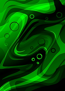 Abstract Toxic Swirls