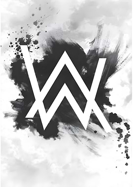 Alan Walker Logo Abstract Art
