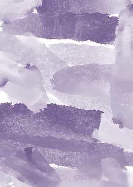 Abstract Purple Watercolor Brush Strokes
