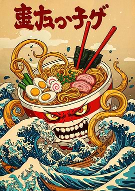 Ramen Monster Wave