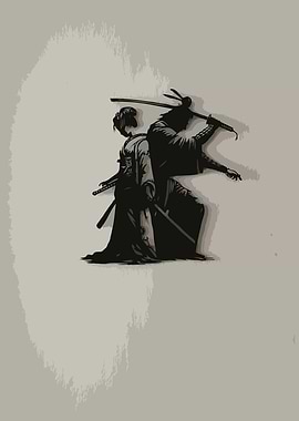 Samurai Duel Illustration