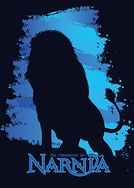 Chronicles of Narnia Aslan Silhouette Poster