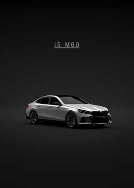 BMW i5 M60 2024 Front White