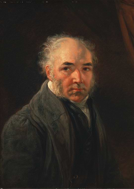 Portrait of a Man in Dark Coat
