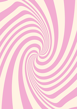 Pink and Cream Swirl Pattern