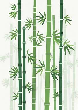 Green Bamboo Forest