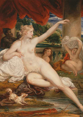 Diana and her Nymphs, painting