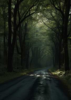 Road Through Dark Forest