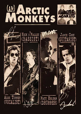 Arctic Monkeys Band Poster