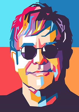 Elton John Pop Art Portrait