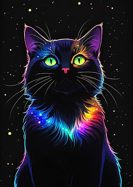 Cosmic Cat Portrait